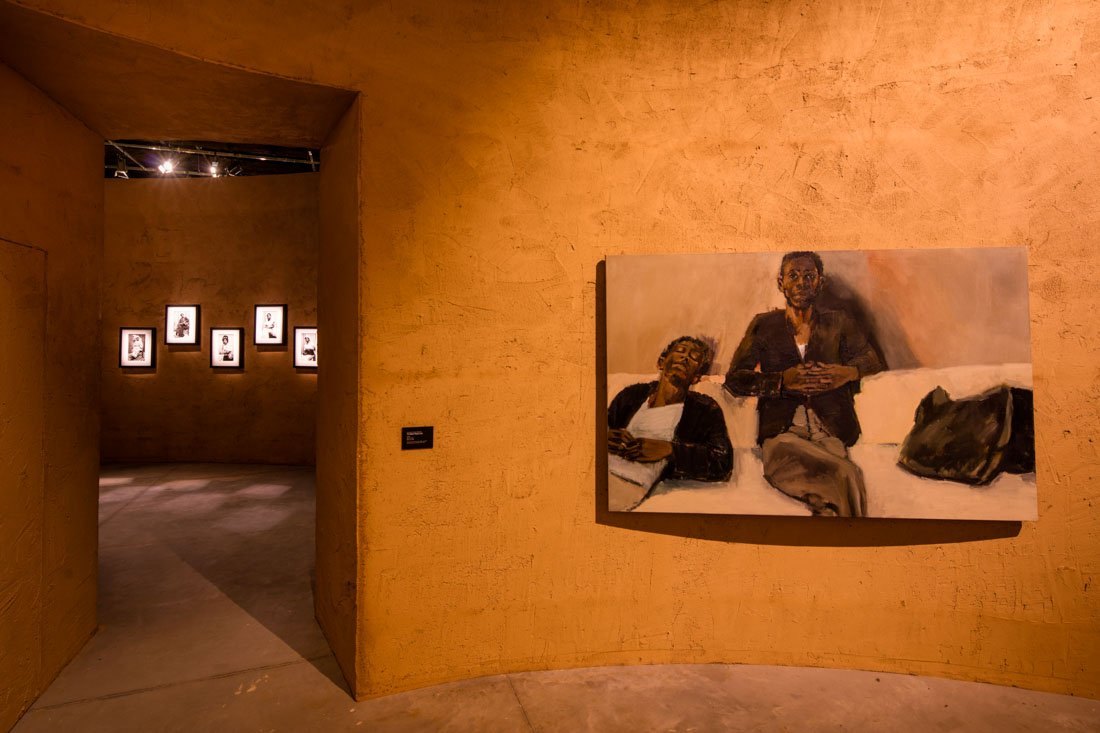 Earthen rooms of Ghana Freedom, Ghana's pavilion at the Venice Biennale, 2019